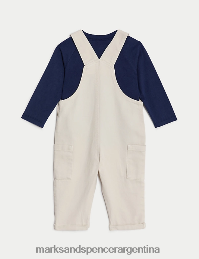 Marks & Spencer bebé Conjunto de 2 piezas de puro algodón ropa mezcla de calicó 46VL7402