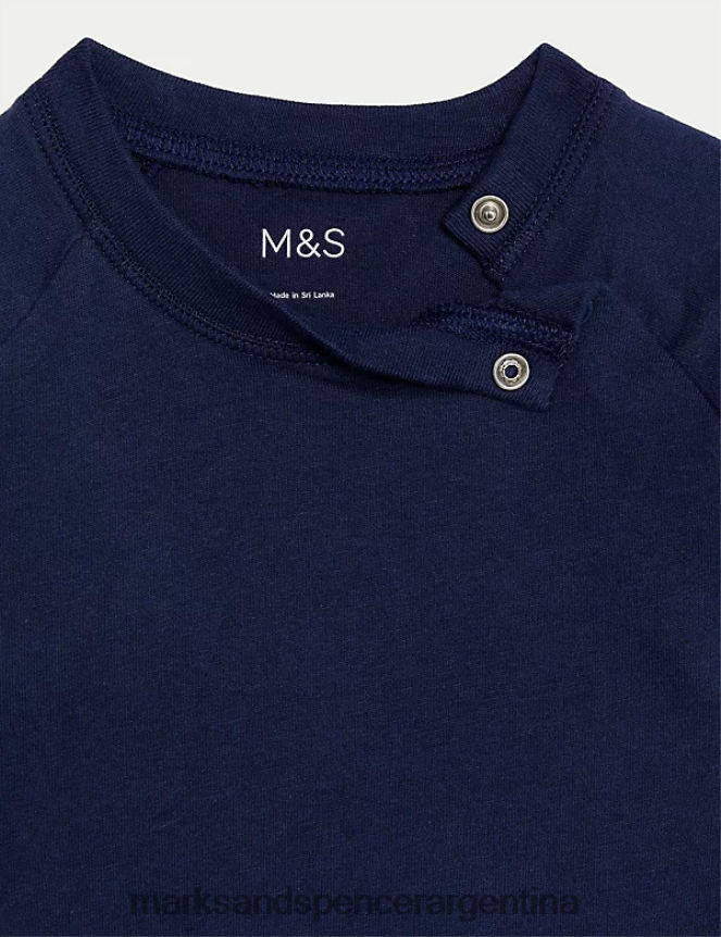 Marks & Spencer bebé Conjunto de 2 piezas de puro algodón ropa mezcla de calicó 46VL7402