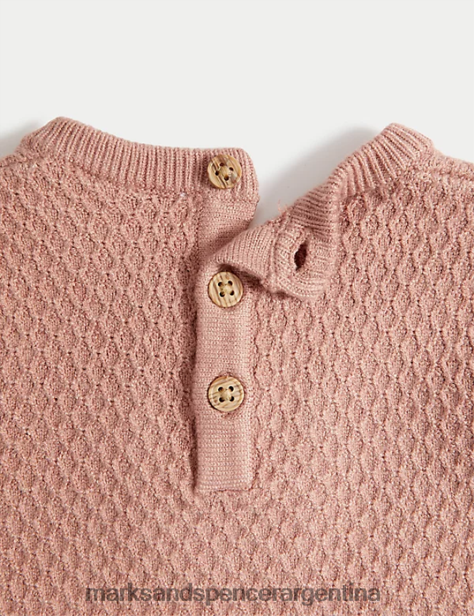 Marks & Spencer bebé Conjunto de punto de 2 piezas ropa arenisca 46VL7586