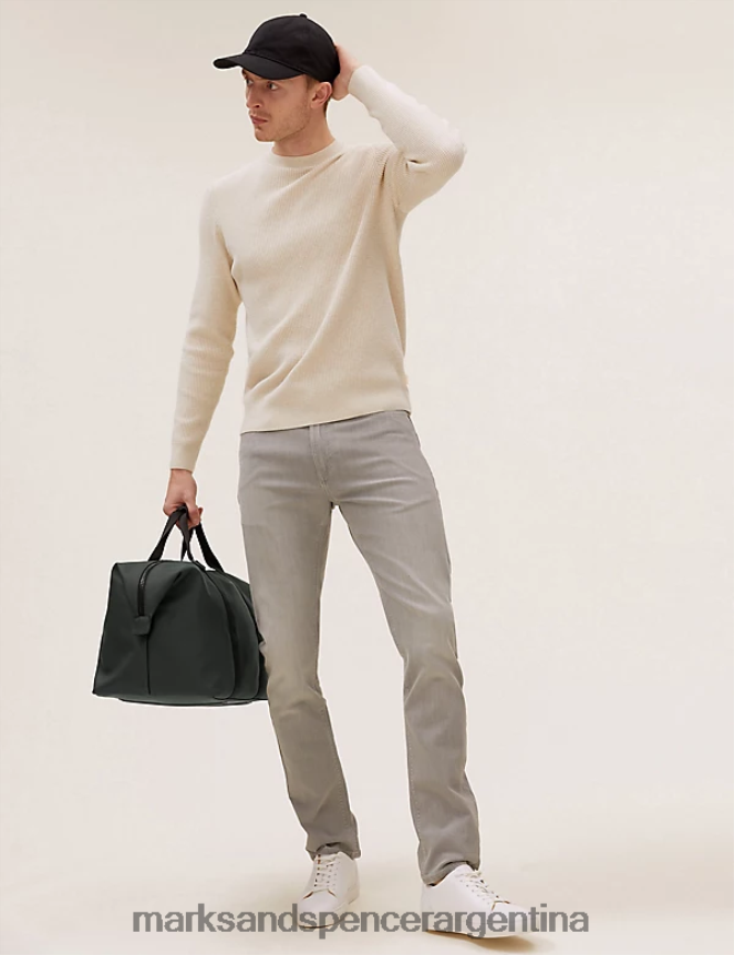 Marks & Spencer hombres bolsa de fin de semana de goma accesorios caqui 46VL6806