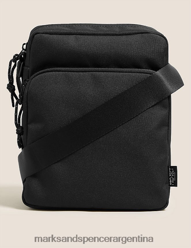 Marks & Spencer hombres bolsa para cadáveres cruz pro-tect de poliéster reciclado accesorios negro 46VL6520