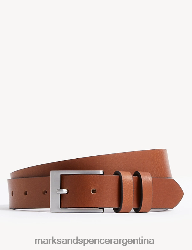 Marks & Spencer hombres cinturón de cuero accesorios broncearse 46VL6038