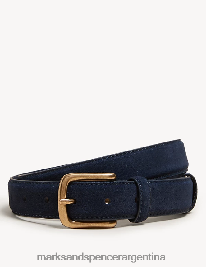 Marks & Spencer hombres cinturón de gamuza accesorios Armada 46VL5088