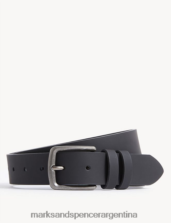 Marks & Spencer hombres cinturón informal accesorios negro 46VL5714