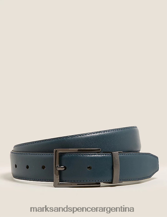 Marks & Spencer hombres cinturón reversible de cuero accesorios Armada 46VL7202