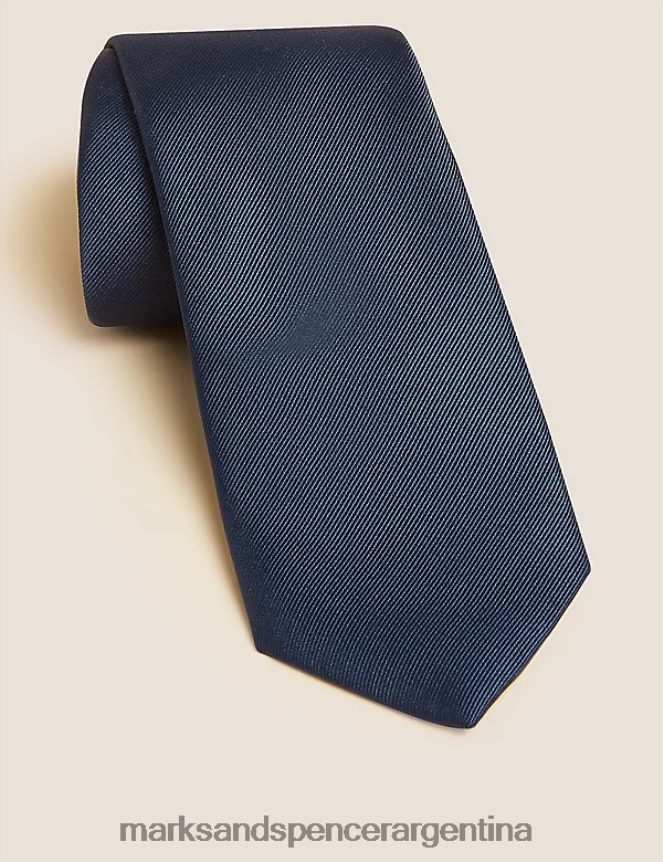 Marks & Spencer hombres corbata lavable a máquina accesorios Armada 46VL6974
