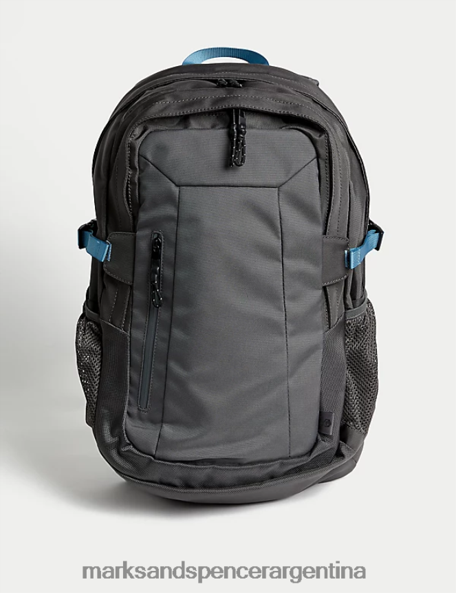 Marks & Spencer hombres mochila accesorios mezcla gris 46VL6822