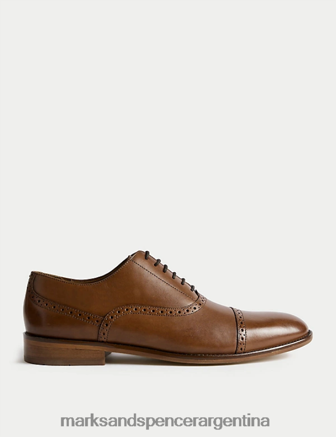 Marks & Spencer hombres zapatos brogue de cuero calzado broncearse 46VL5676