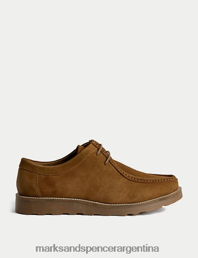 Marks & Spencer hombres zapato delantal clifton de gamuza calzado broncearse 46VL5292