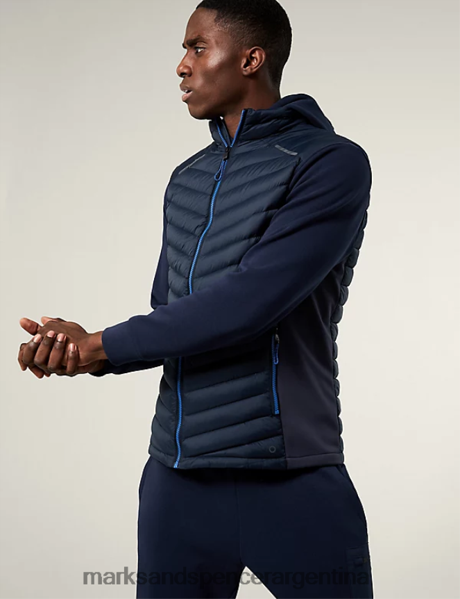 Marks & Spencer hombres chaleco acolchado con ropa impermeable ropa Armada 46VL5948