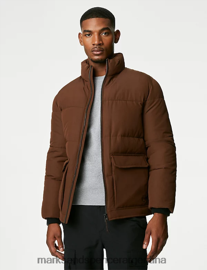 Marks & Spencer hombres chaqueta acolchada con termocálido ropa óxido 46VL6526