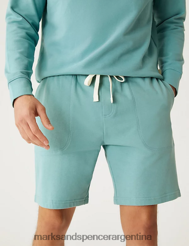 Marks & Spencer hombres shorts de punto con cordones ropa agua espolvoreada 46VL4800