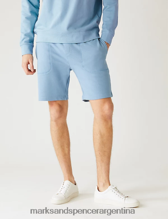 Marks & Spencer hombres shorts de punto con cordones ropa fuerza aérea ligera 46VL5118