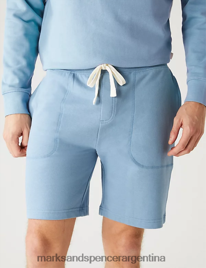 Marks & Spencer hombres shorts de punto con cordones ropa fuerza aérea ligera 46VL5118