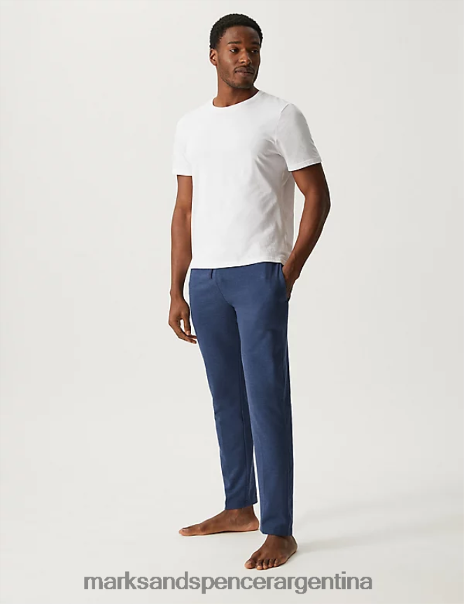 Marks & Spencer hombres joggers con pernera recta y rico en algodón ropa mezclilla 46VL5738