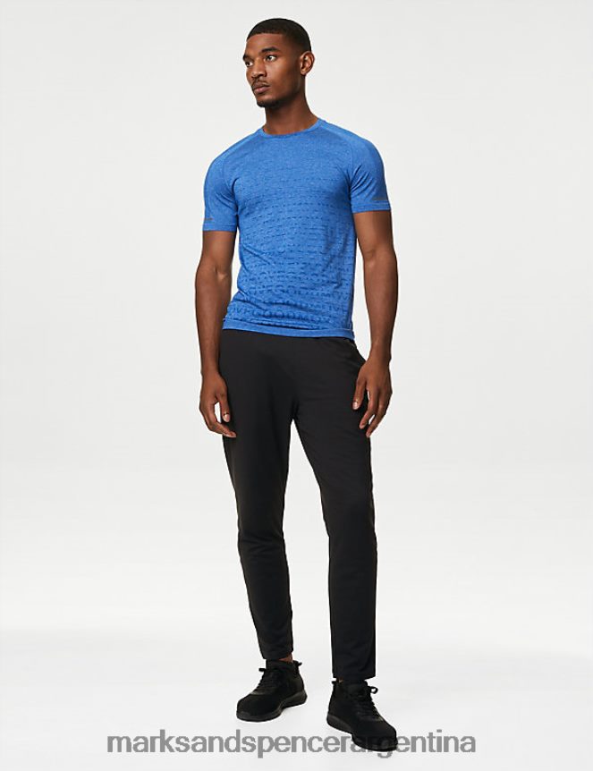 Marks & Spencer hombres joggers deportivos de secado rápido ropa negro 46VL6838