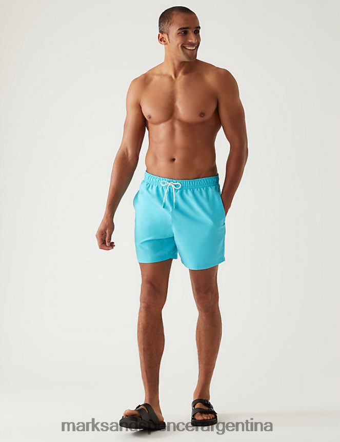 Marks & Spencer hombres shorts de baño de secado rápido ropa agua espolvoreada 46VL5134