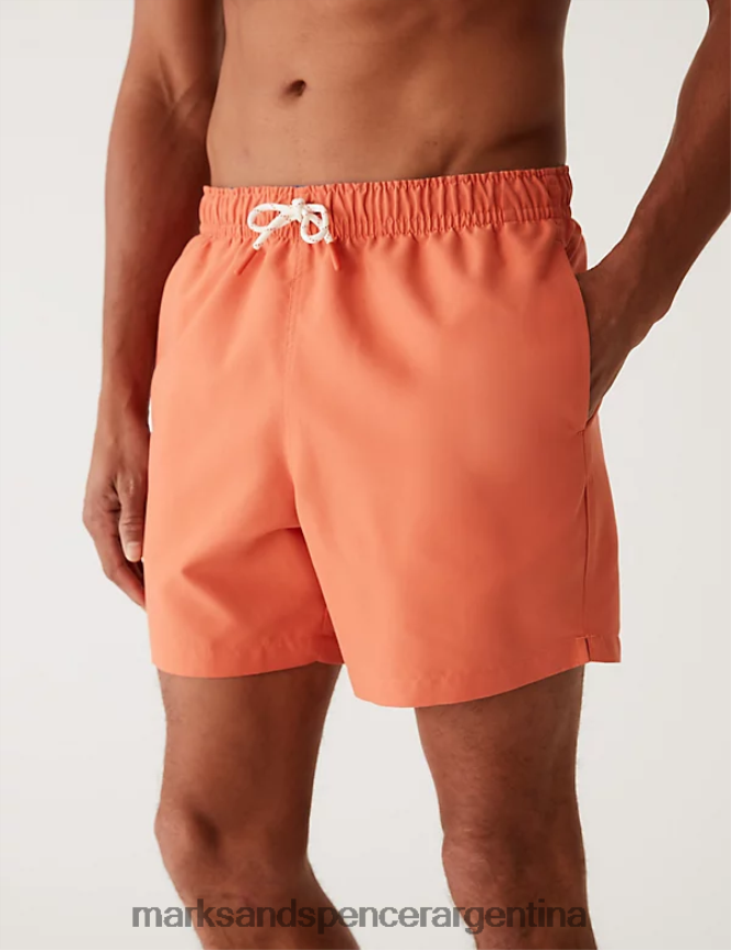 Marks & Spencer hombres shorts de baño de secado rápido ropa bronce sol 46VL5130