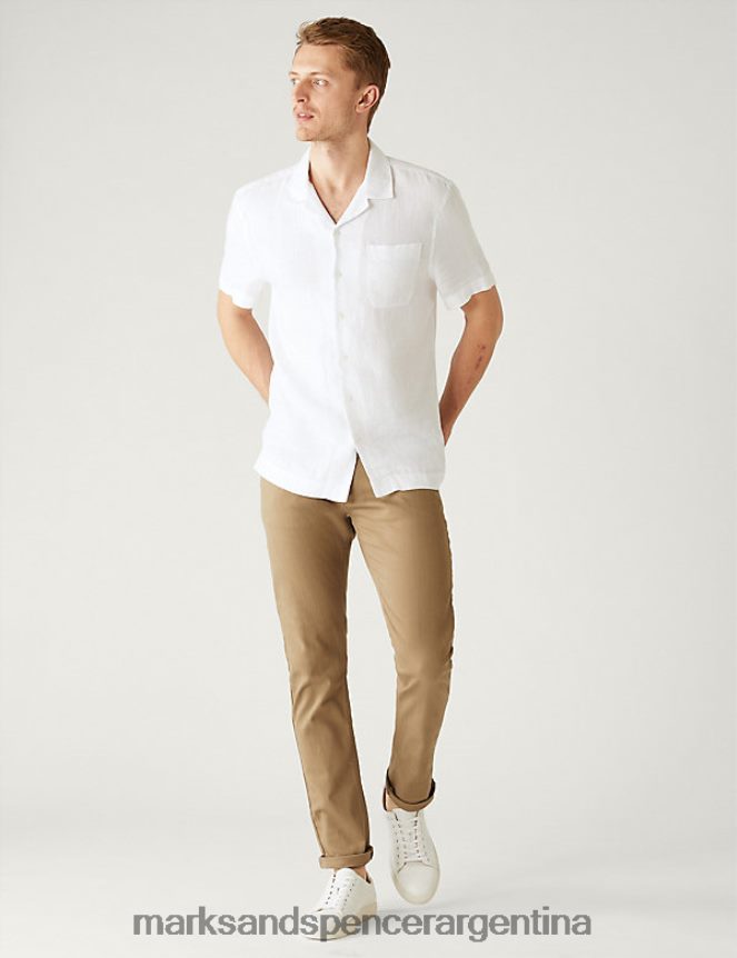Marks & Spencer hombres jeans ajustados con flexión 360 ropa topacio 46VL7184