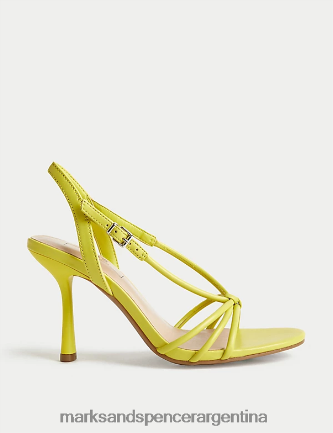 Marks & Spencer mujer sandalias con tacón de aguja y tiras con hebilla calzado cal 46VL1604
