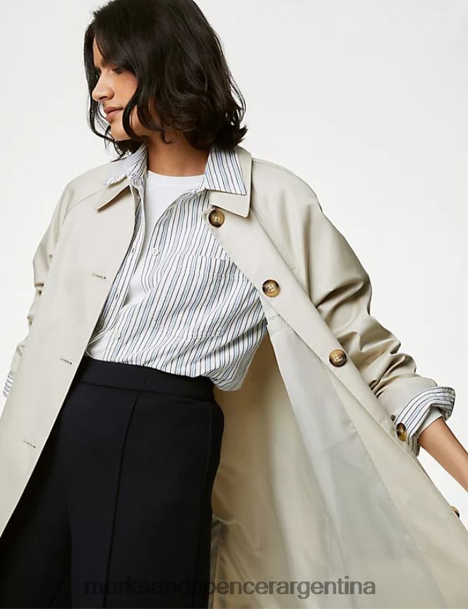 Marks & Spencer mujer abrigo de algodón rico en ropa de abrigo ropa fuerte 46VL406