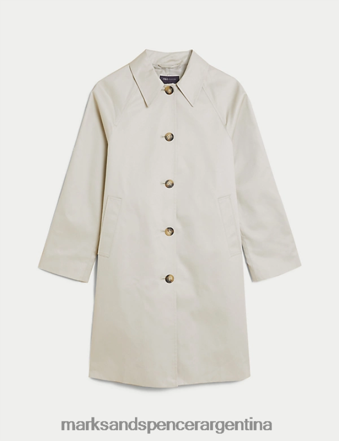 Marks & Spencer mujer abrigo de algodón rico en ropa de abrigo ropa fuerte 46VL406