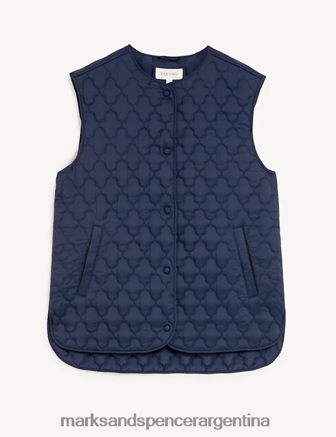 Marks & Spencer mujer chaleco acolchado ropa Armada 46VL2422