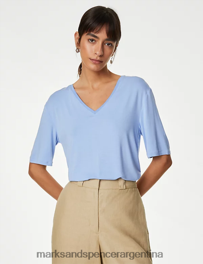 Marks & Spencer mujer camiseta de punto ropa cambray 46VL1170