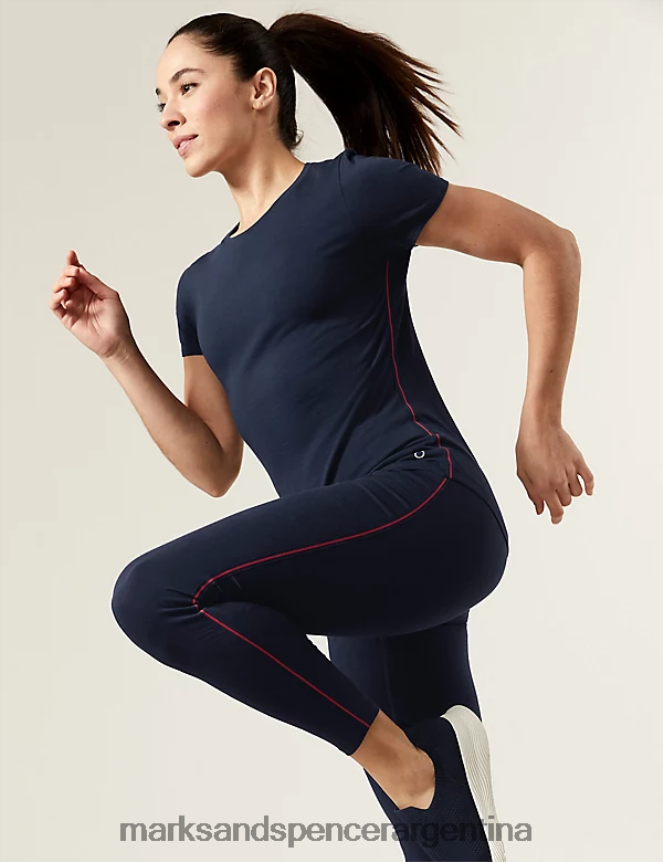 Marks & Spencer mujer leggings deportivos de cintura alta go easy ropa Armada 46VL3216