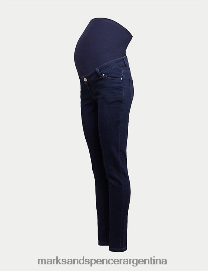 Marks & Spencer mujer jeans ajustados premamá ivy sobre la barriga ropa índigo 46VL3162