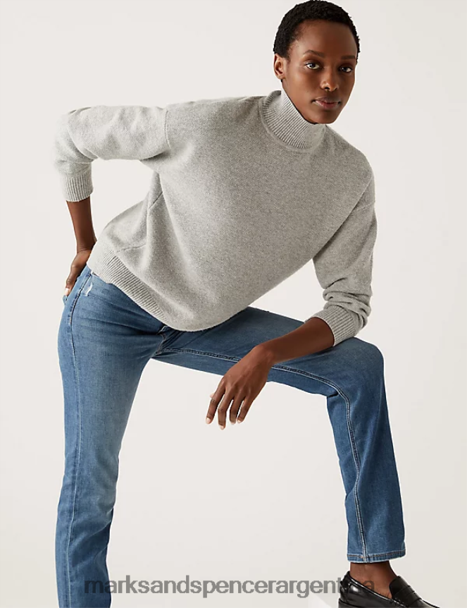 Marks & Spencer mujer jeans rectos supersuaves sienna ropa índigo claro 46VL1032