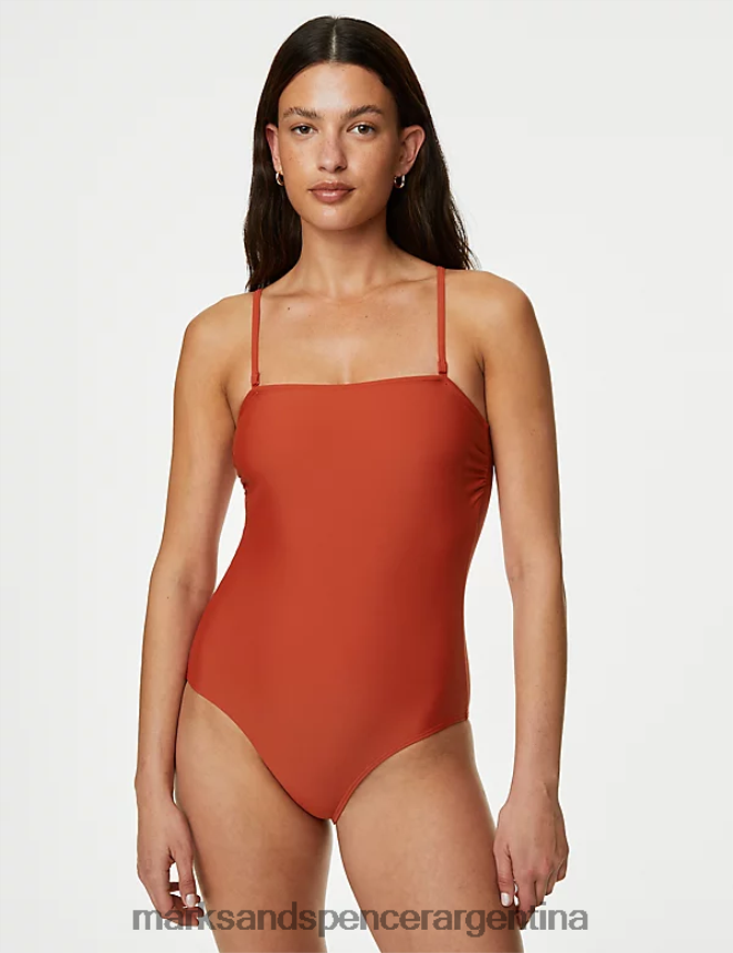 Marks & Spencer mujer traje de baño bandeau trajes de baño y ropa de playa cobre 46VL2624