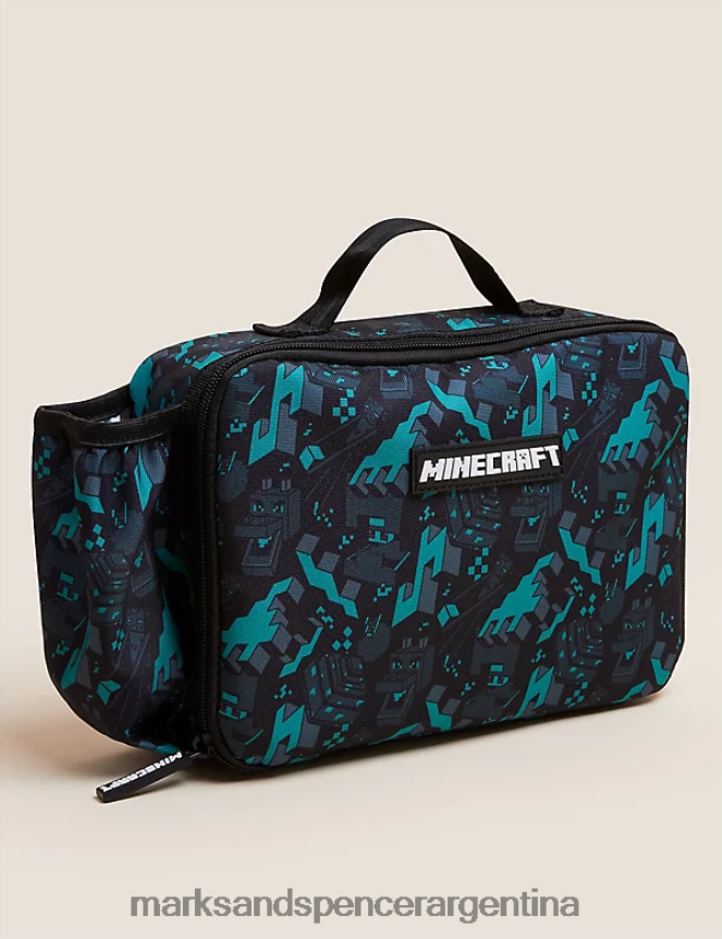 Marks & Spencer niños lonchera ligera de minecraft accesorios negro 46VL7970