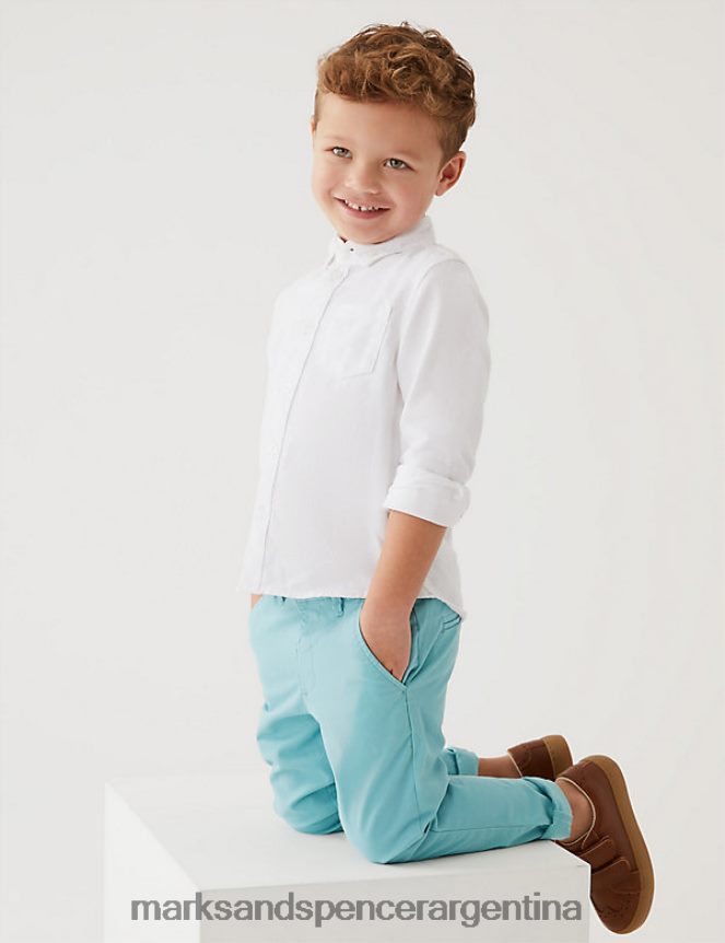 Marks & Spencer niños chinos ricos en algodón ropa agua espolvoreada 46VL8226