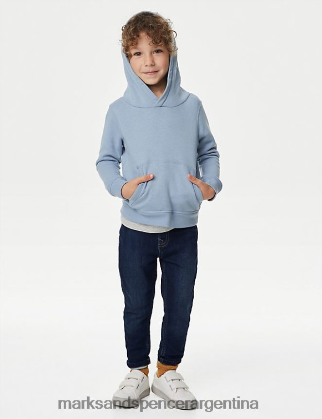 Marks & Spencer niños pantalones vaqueros ajustados ropa Denim oscuro 46VL8198