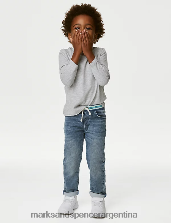 Marks & Spencer niños pantalones vaqueros regulares ropa mezclilla 46VL8136