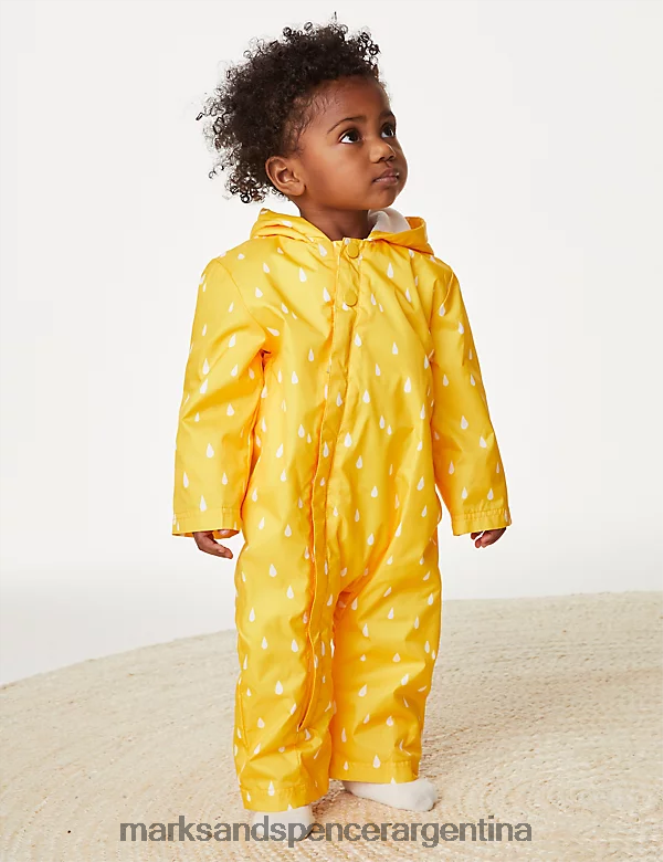 Marks & Spencer niños traje de charco de pato ropa amarillo 46VL7326