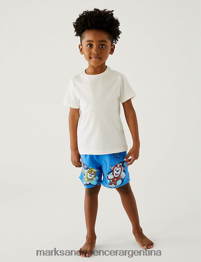Marks & Spencer niños shorts de baño de la patrulla canina ropa azul 46VL8134