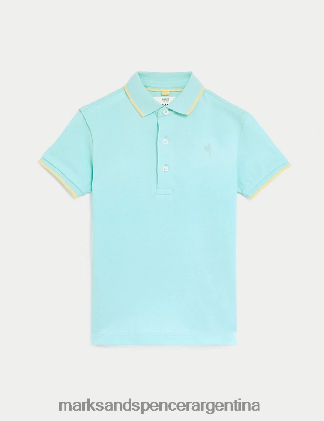 Marks & Spencer niños polo de puro algodón ropa agua 46VL8246
