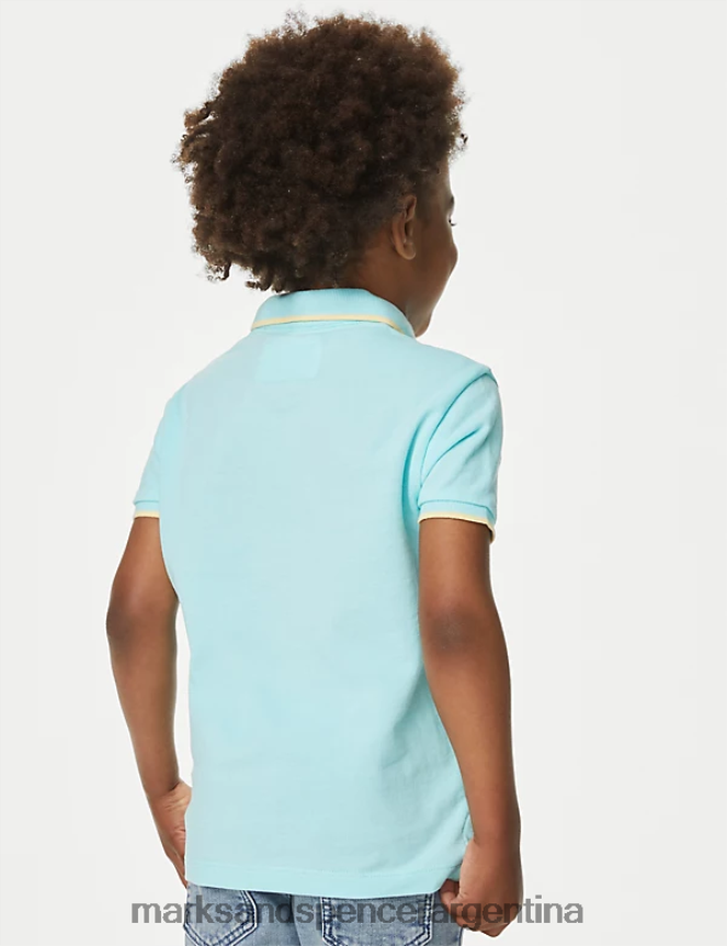 Marks & Spencer niños polo de puro algodón ropa agua 46VL8246