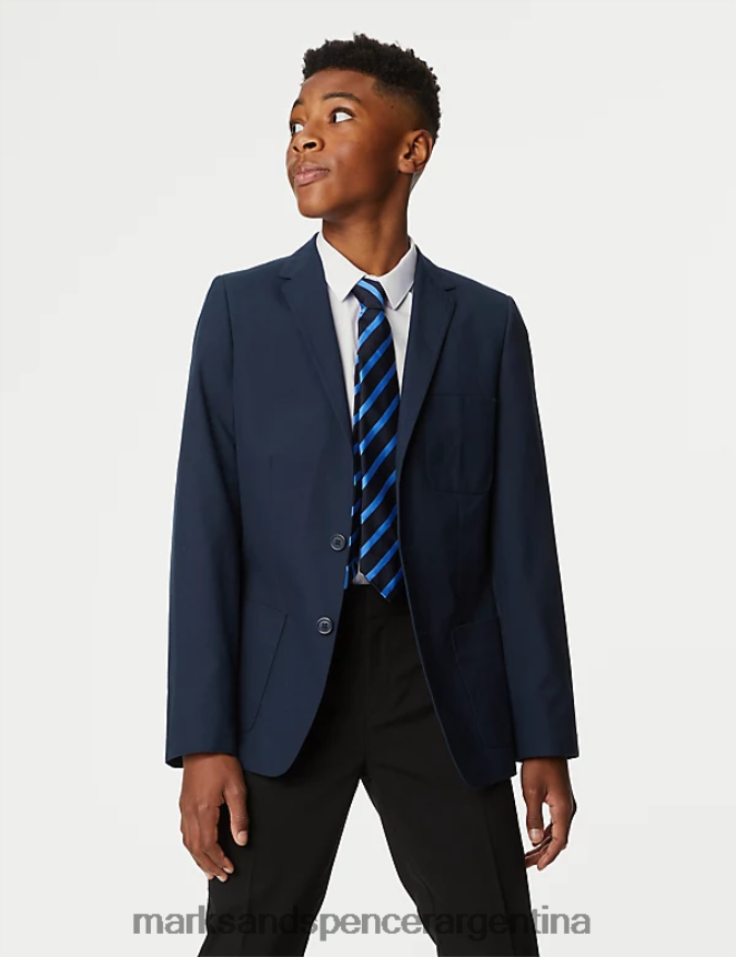 Marks & Spencer niños blazer escolar de corte slim uniforme escolar Armada 46VL8176