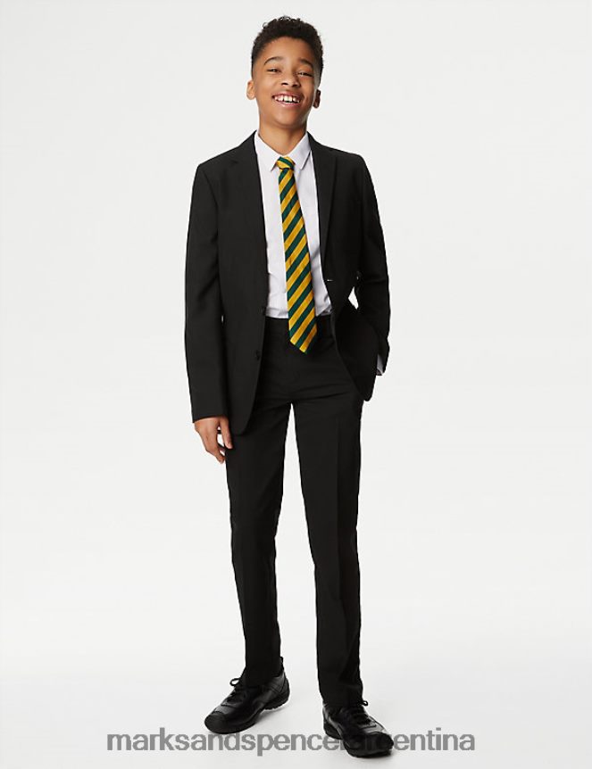 Marks & Spencer niños blazer escolar de corte slim uniforme escolar negro 46VL7906