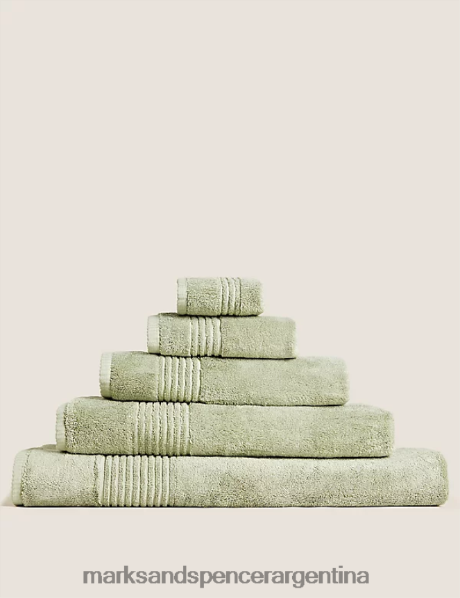 Marks & Spencer unisexo toalla de lujo de algodón egipcio accesorios pistacho 46VL3300
