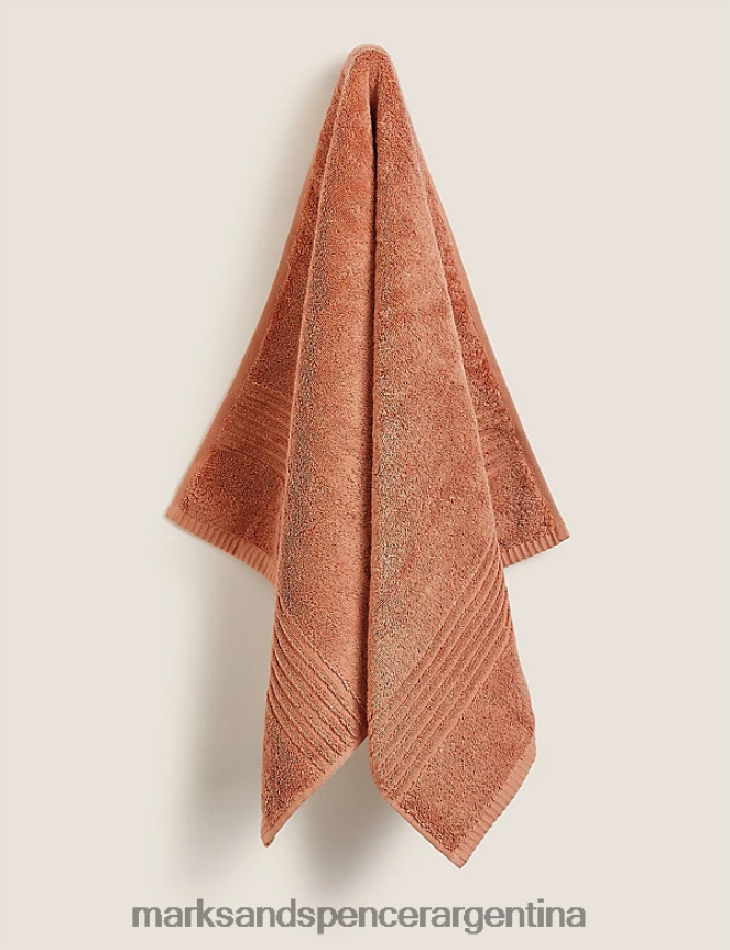 Marks & Spencer unisexo toalla de lujo de algodón egipcio accesorios terracota clara 46VL3648