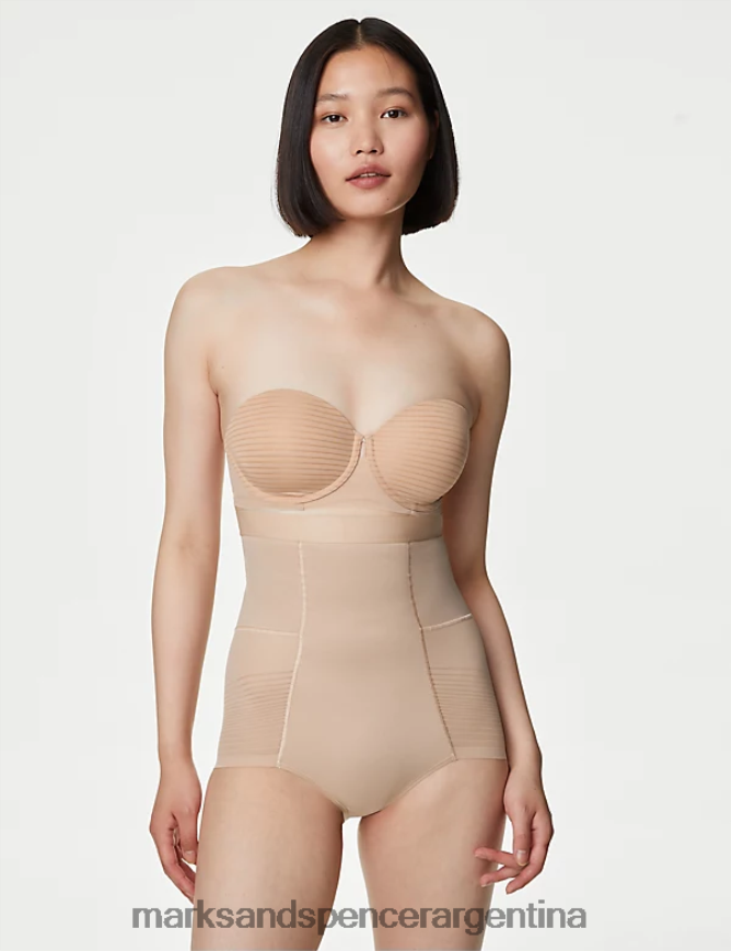 Marks & Spencer unisexo Body define braguitas ceñidoras de cintura con control firme ropa cuarzo rosa 46VL4092