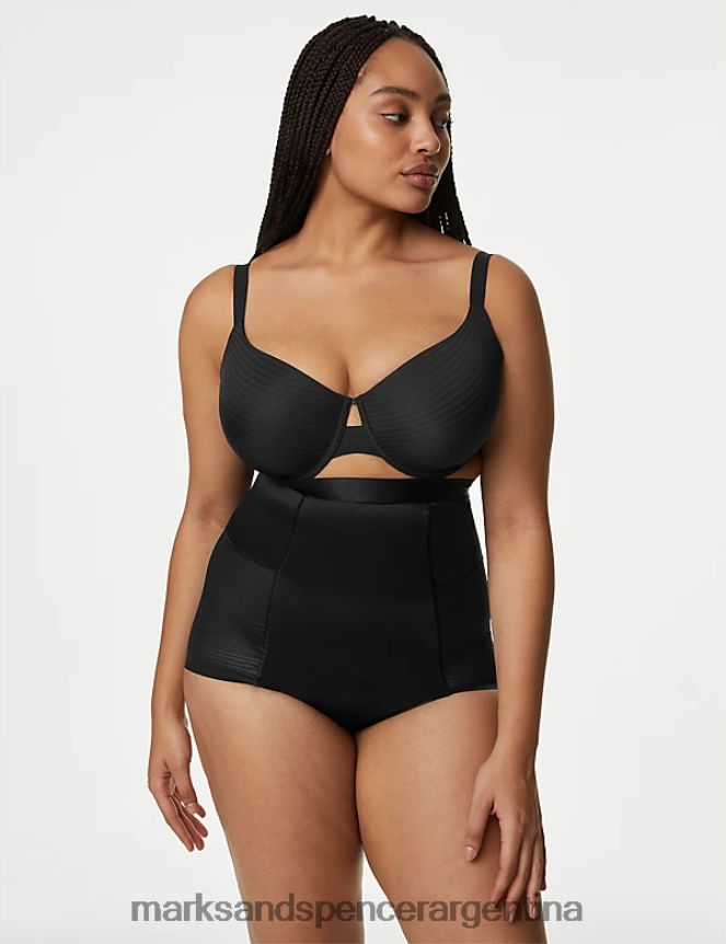 Marks & Spencer unisexo Body define braguitas ceñidoras de cintura con control firme ropa negro 46VL3770