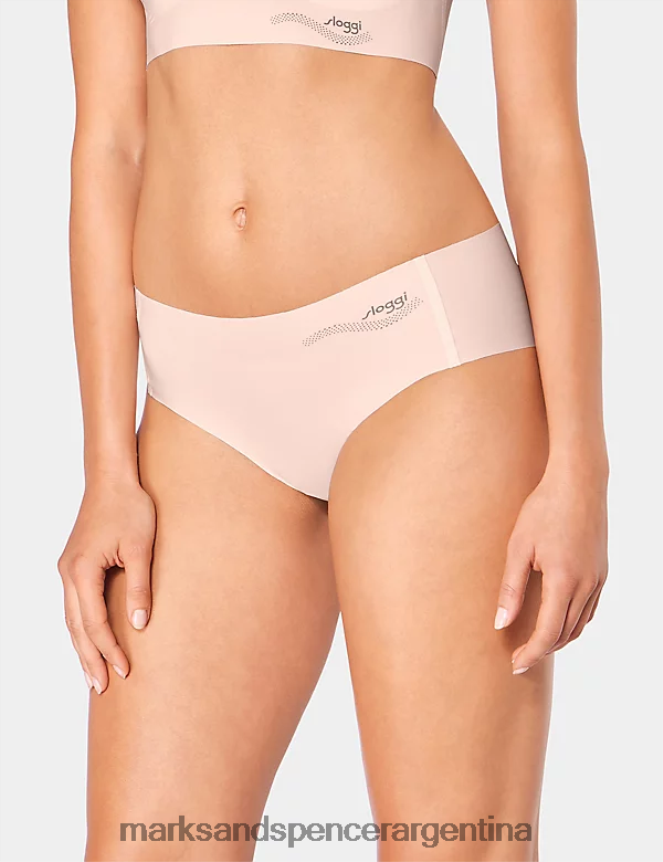 Marks & Spencer unisexo braguitas hipster de talle bajo zero Feel ropa blanco 46VL4636