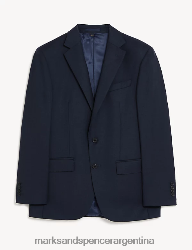 Marks & Spencer unisexo Chaqueta de traje regular fit de pura lana ropa Armada 46VL6126