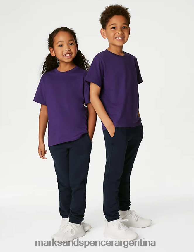 Marks & Spencer unisexo Pack de 2 joggers escolares de ajuste regular ropa Armada 46VL3590
