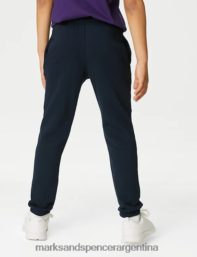 Marks & Spencer unisexo Pack de 2 joggers escolares de ajuste regular ropa Armada 46VL3590